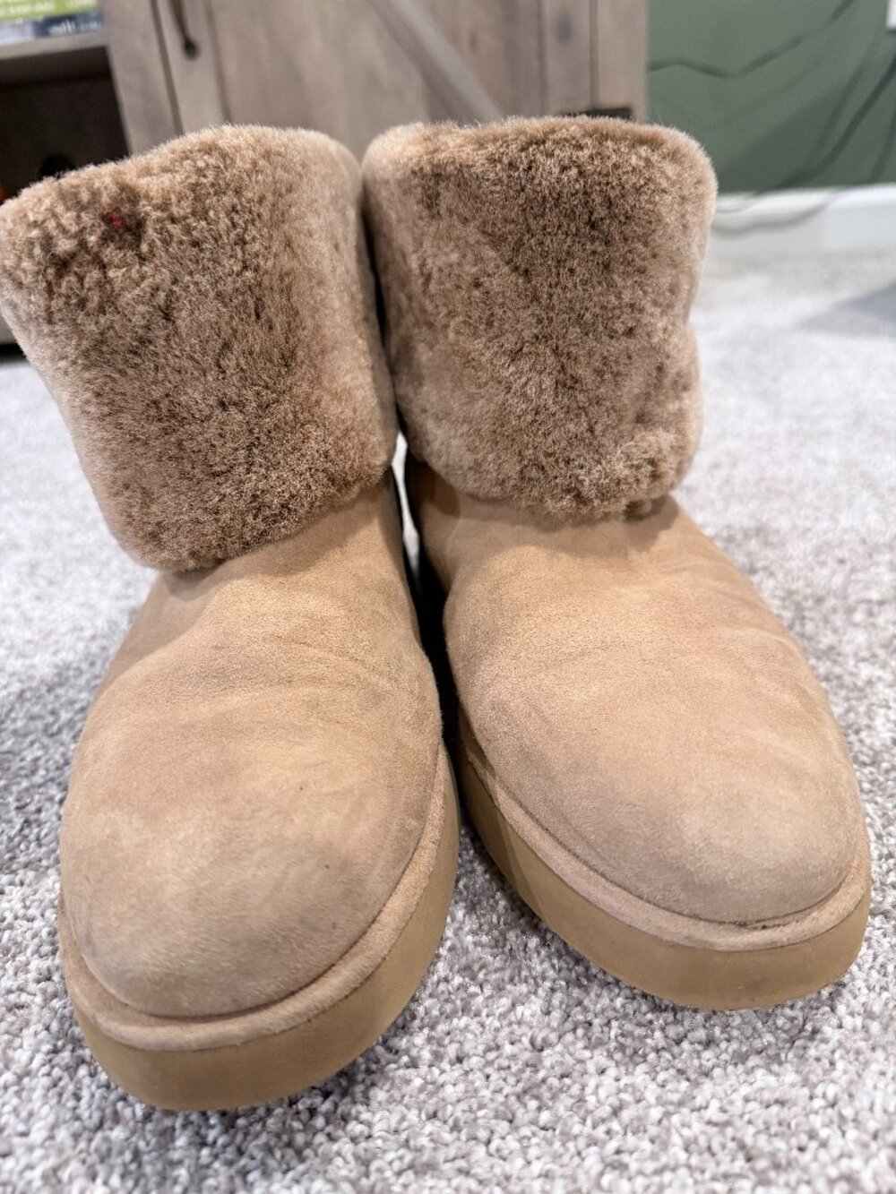 UGG Women's Classic Berge Mini Boots in the color Amphora